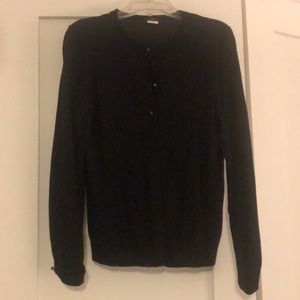 Black jcrew cardigan